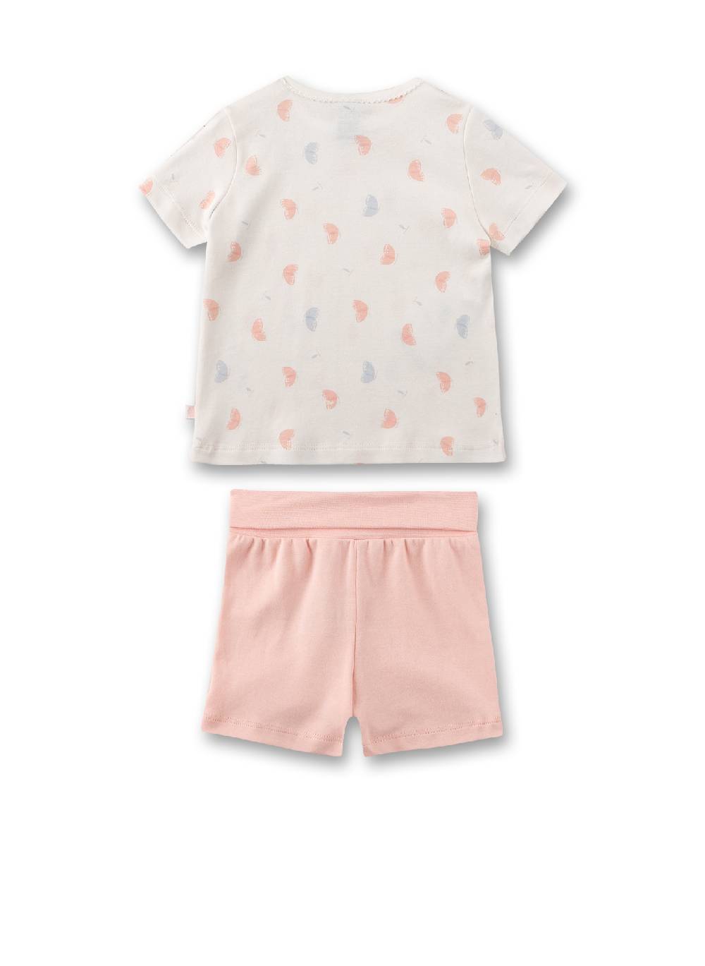 Sanetta Mädchen-Schlafanzug Kurz Off-White