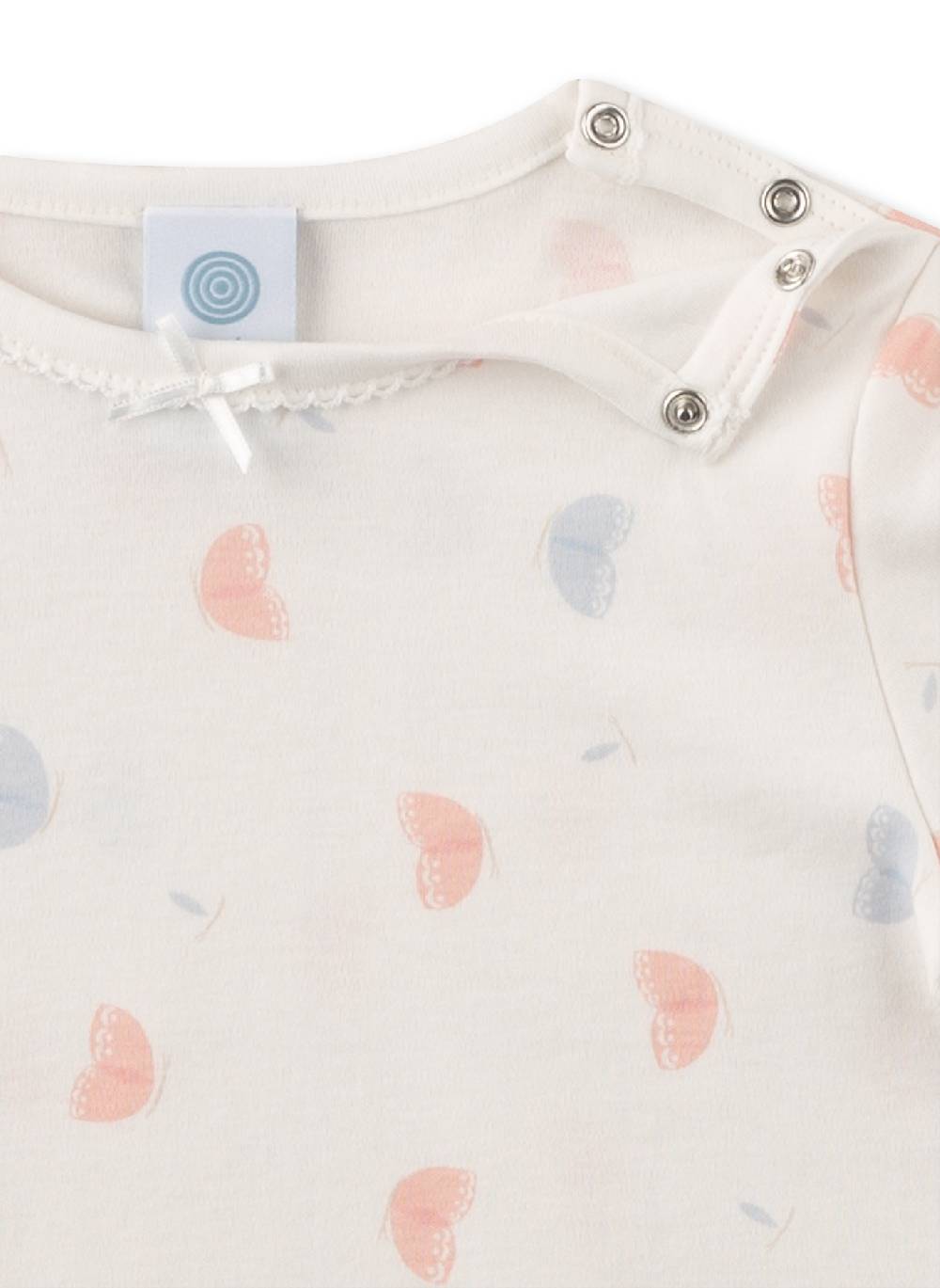 Sanetta Mädchen-Schlafanzug Kurz Off-White