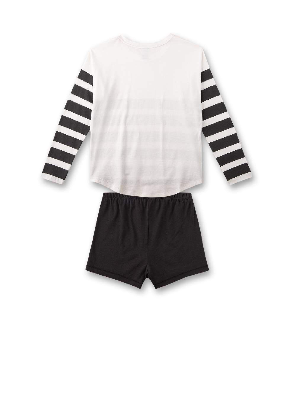Sanetta Mädchen-Schlafanzug Kurz Off-White