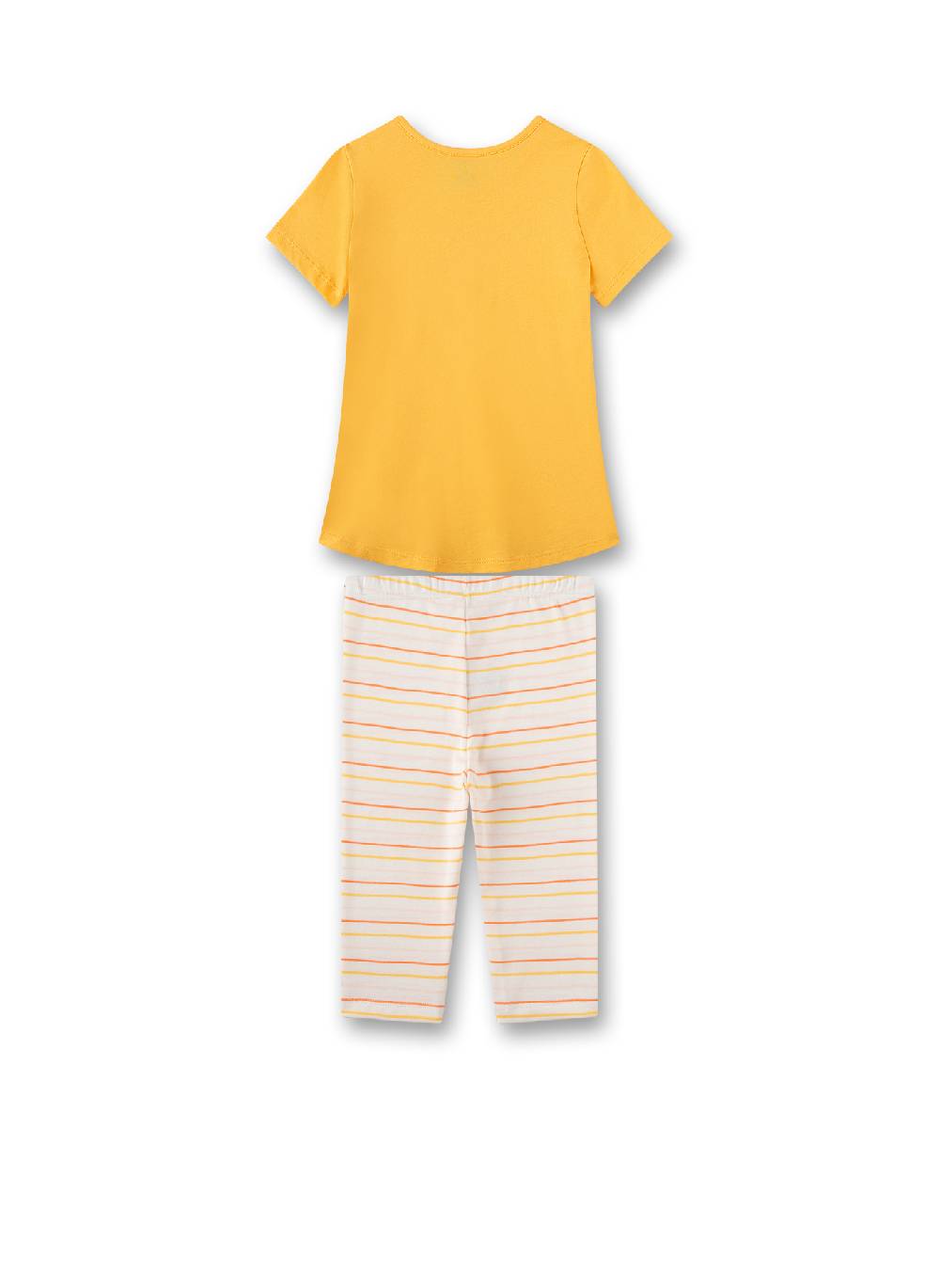 Sanetta Mädchen-Schlafanzug Kurz Orange