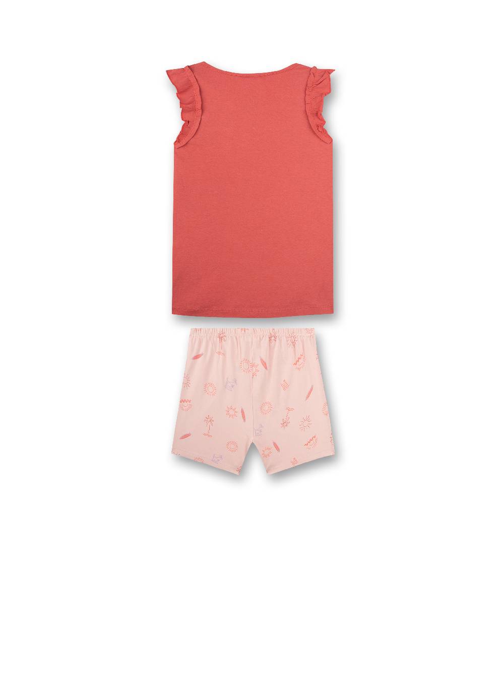 Sanetta Mädchen-Schlafanzug Kurz Rosa