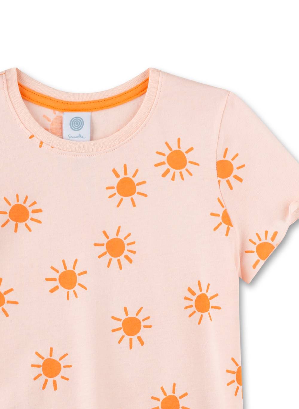 Sanetta Mädchen-Schlafanzug Kurz Rosa