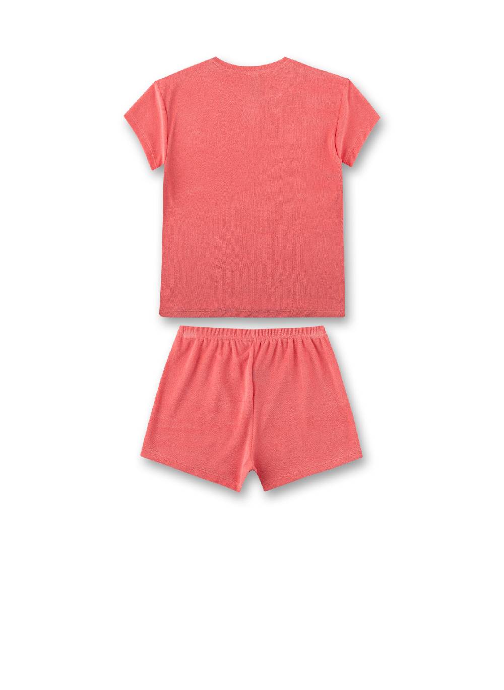 Sanetta Mädchen-Schlafanzug Kurz Rosa Aus Frottee