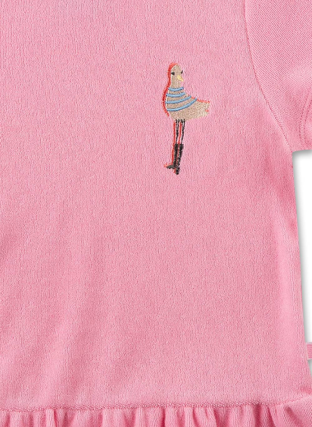 Sanetta Mädchen-Schlafanzug Kurz Rosa Aus Frottee