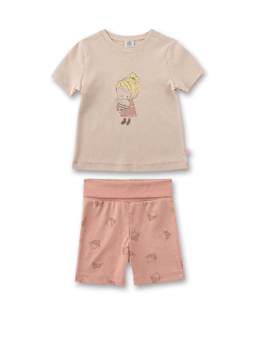 Sanetta Mädchen-Schlafanzug kurz Rosa