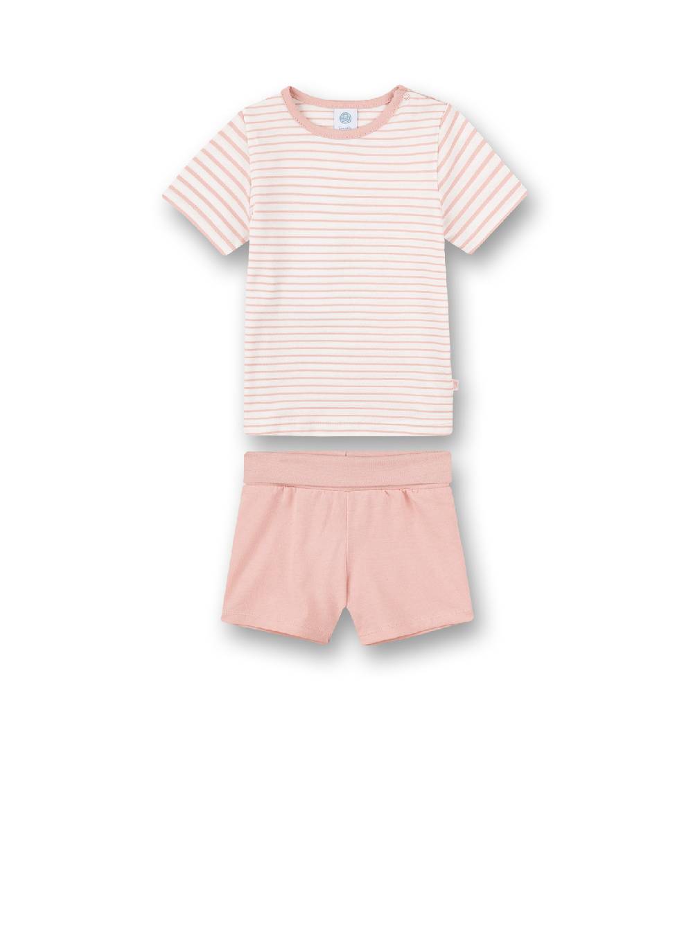 Sanetta Mädchen-Schlafanzug kurz Rosa Ringel