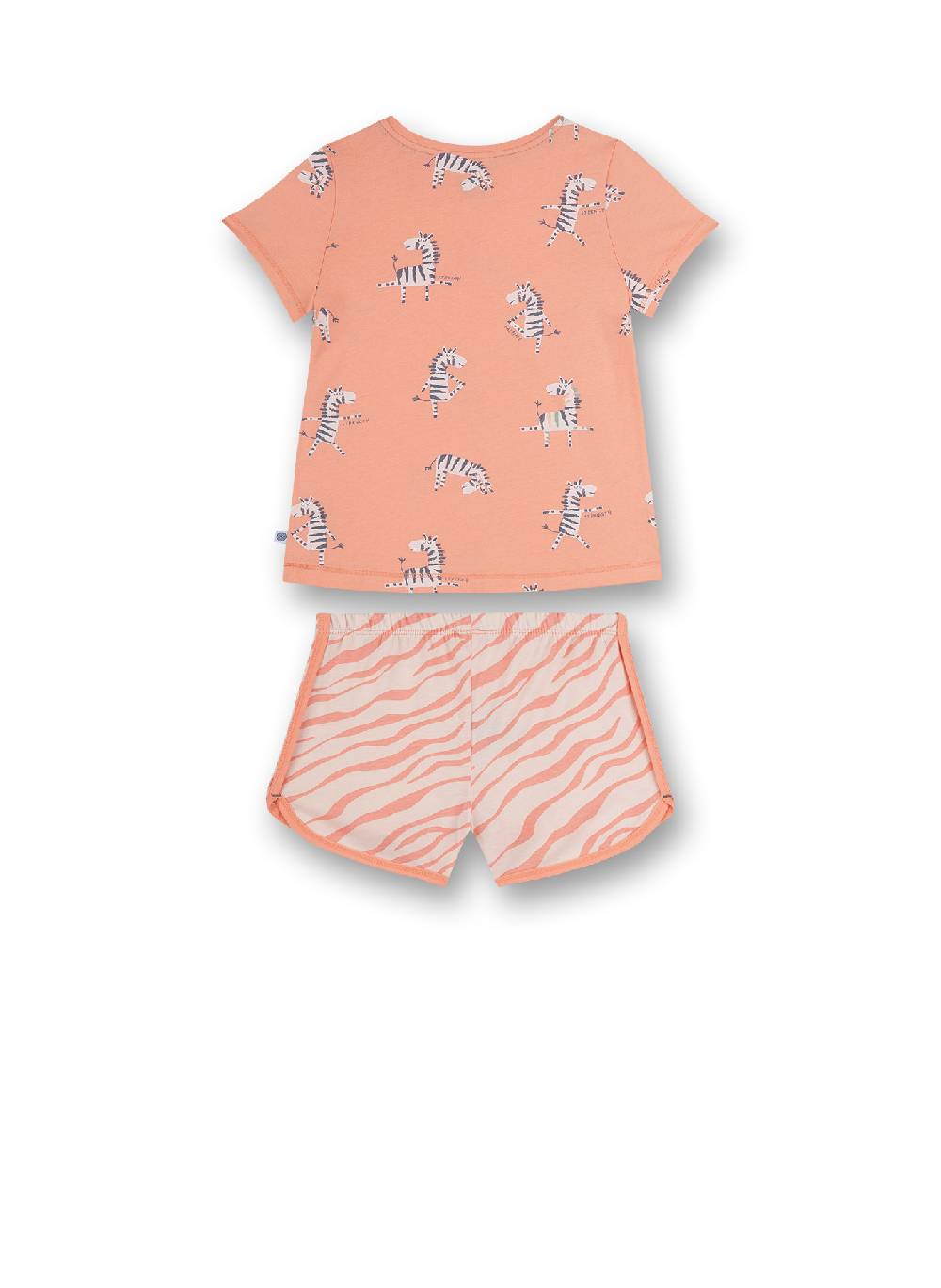 Sanetta Mädchen-Schlafanzug Kurz Rosa Yoga Safari