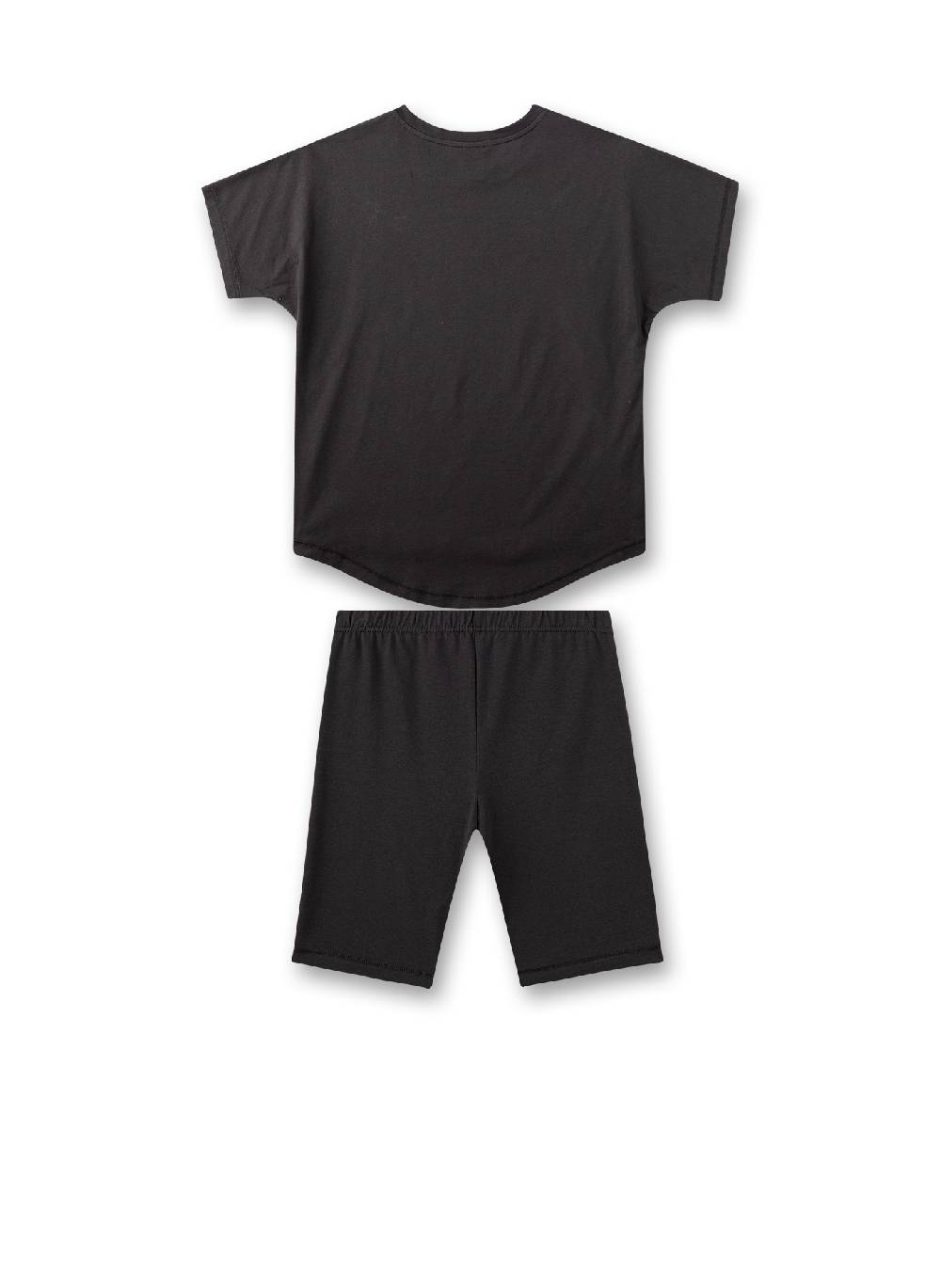 Sanetta Mädchen-Schlafanzug Kurz Schwarz