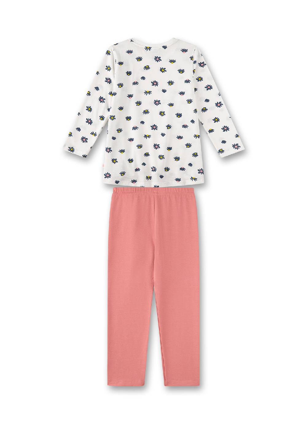 Sanetta Mädchen-Schlafanzug Lang Off-White