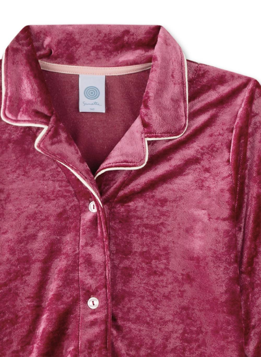 Sanetta Mädchen-Schlafanzug Lang Rosa