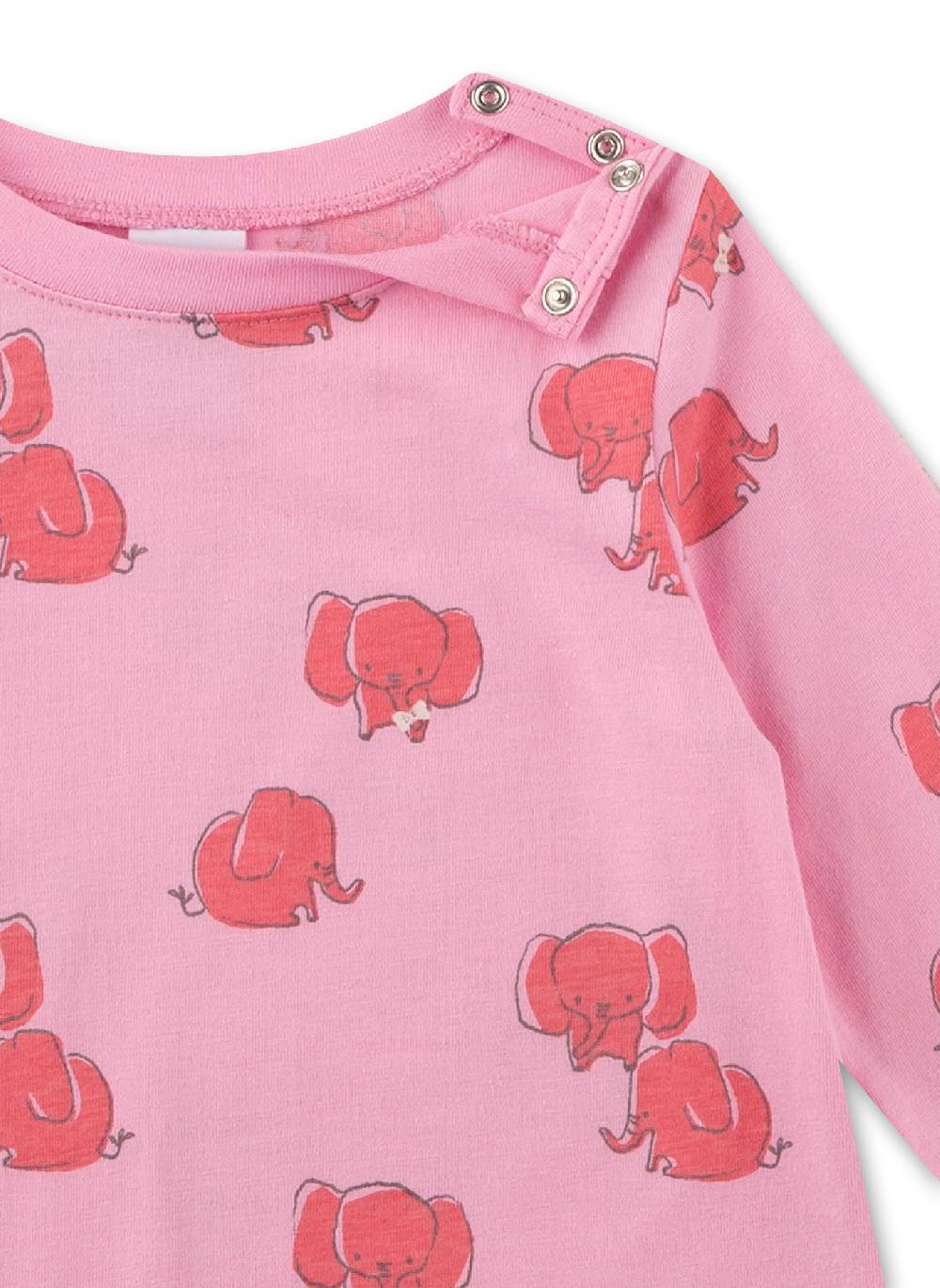 Sanetta Mädchen-Schlafanzug Lang Rosa