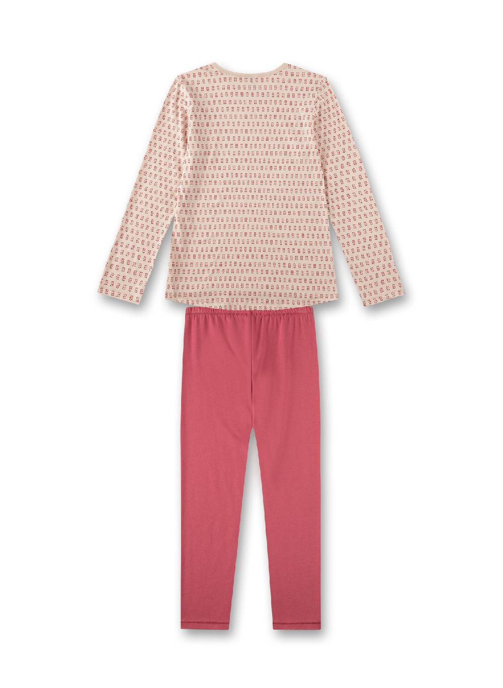 Sanetta Mädchen-Schlafanzug Lang Rosa