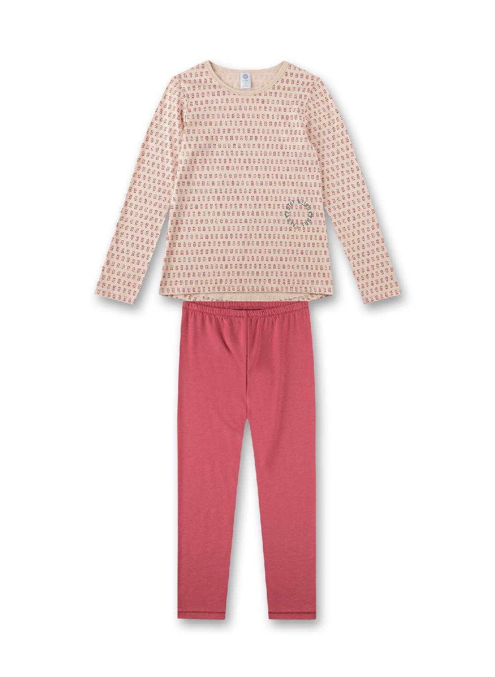 Sanetta Mädchen-Schlafanzug lang Rosa