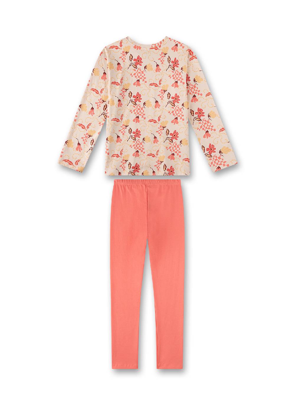 Sanetta Mädchen-Schlafanzug Lang Rosa