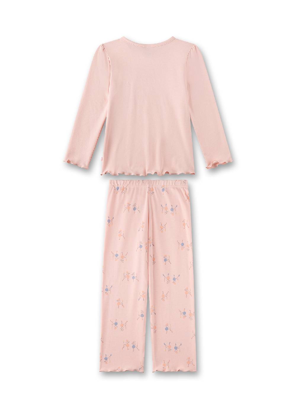 Sanetta Mädchen-Schlafanzug Lang Rosa