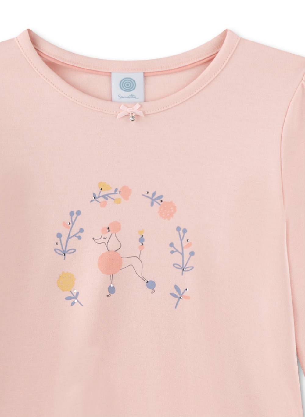 Sanetta Mädchen-Schlafanzug Lang Rosa