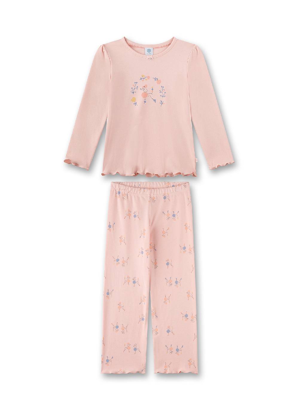 Sanetta Mädchen-Schlafanzug lang Rosa