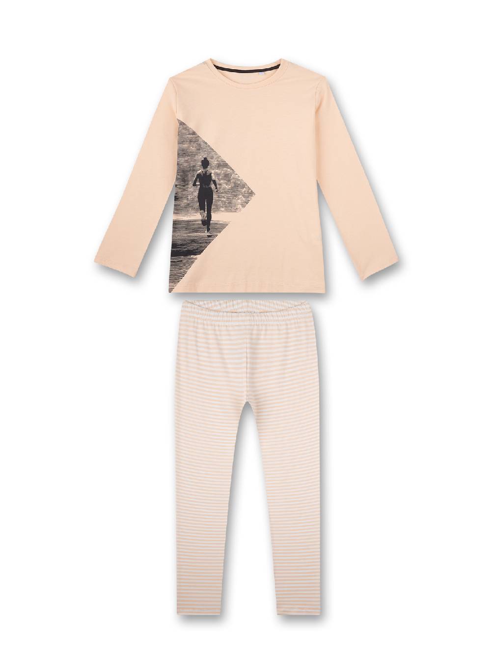 Sanetta Mädchen-Schlafanzug lang Rosa