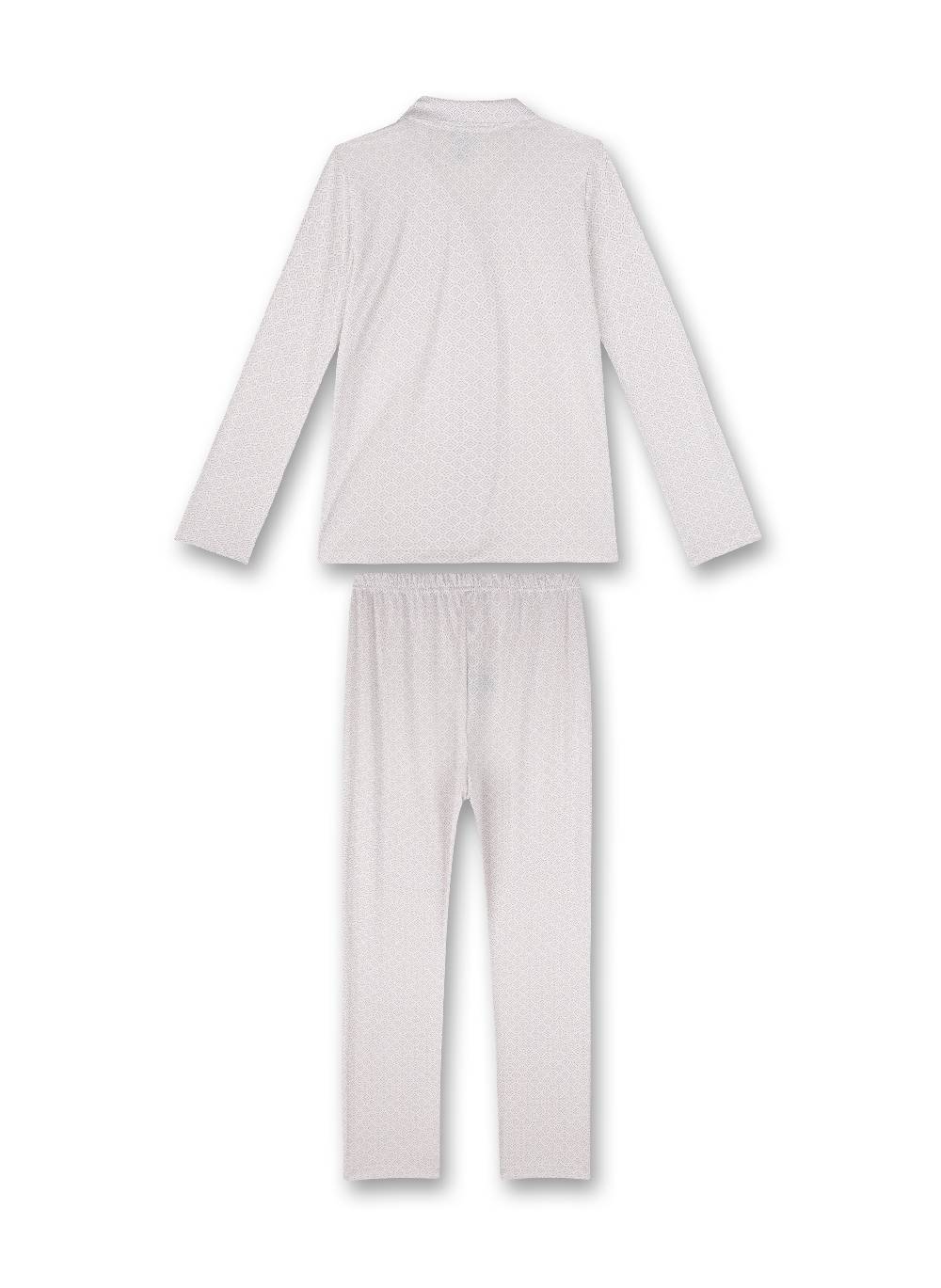 Sanetta Mädchen-Schlafanzug Off-White