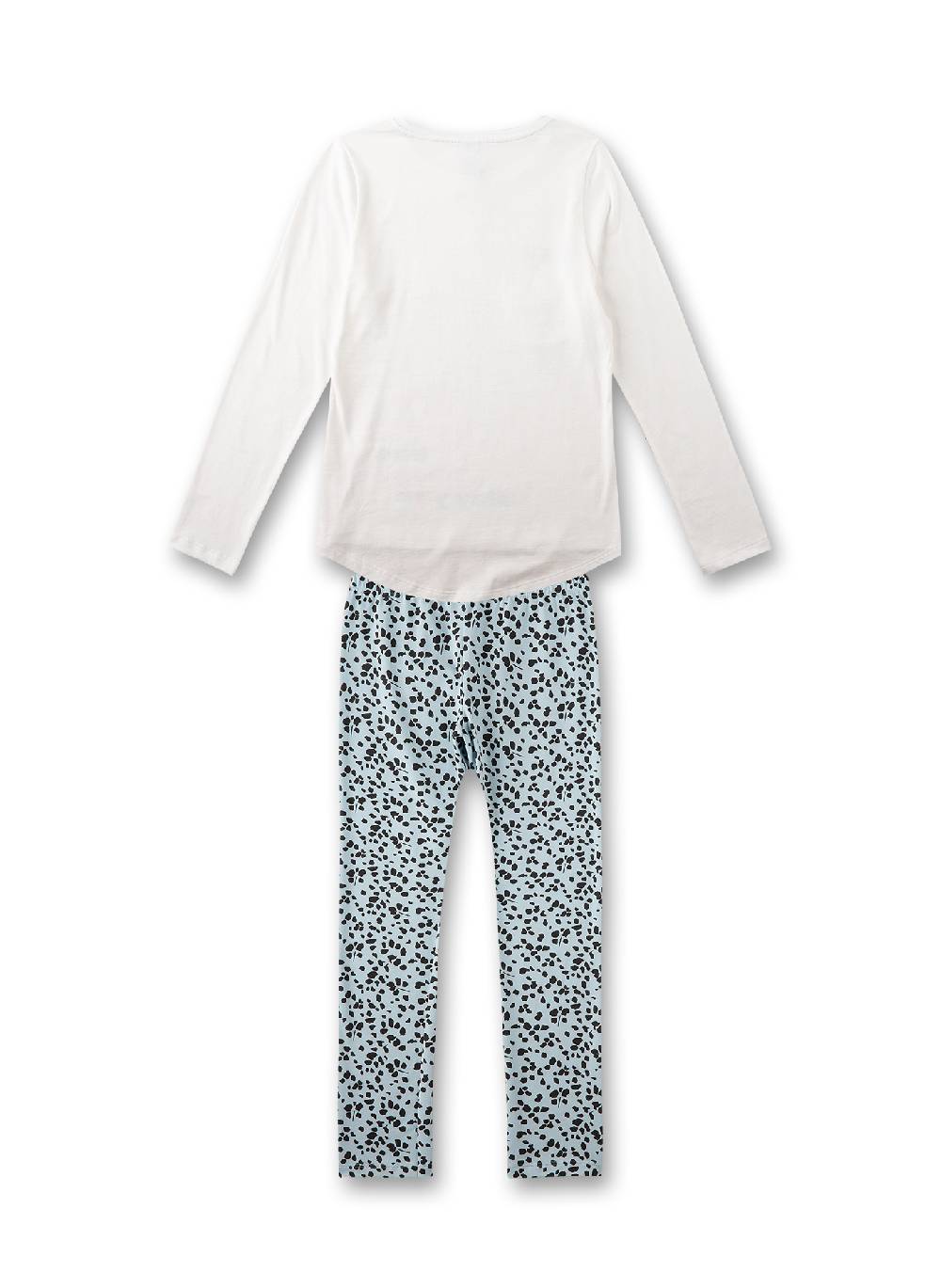 Sanetta Mädchen-Schlafanzug Off-White