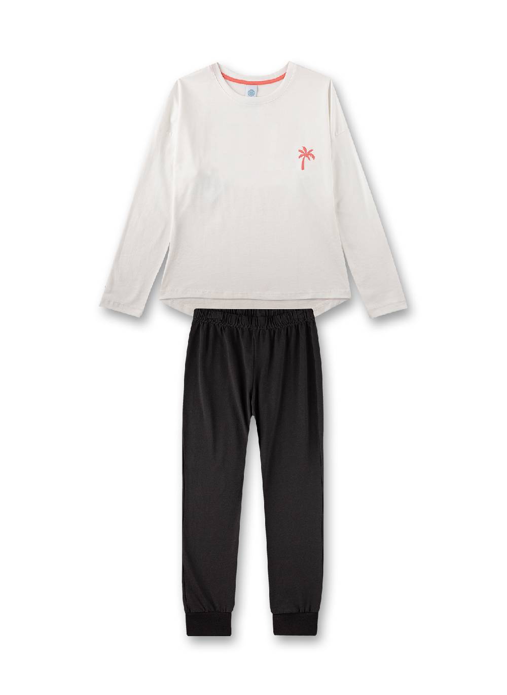 Sanetta Mädchen-Schlafanzug Off-White