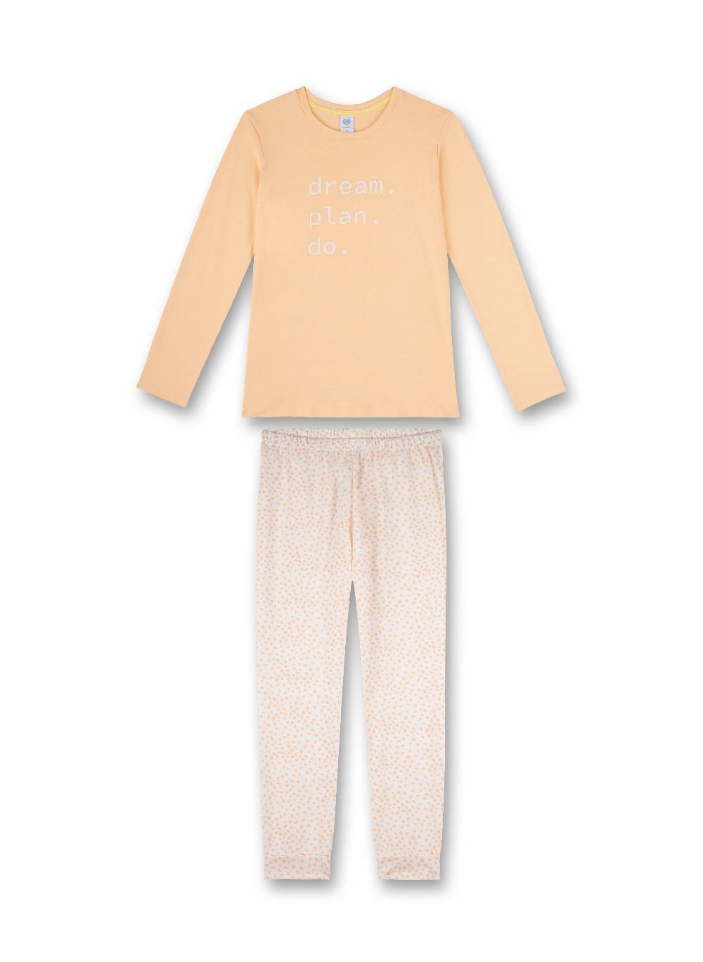 Sanetta Mädchen-Schlafanzug Orange