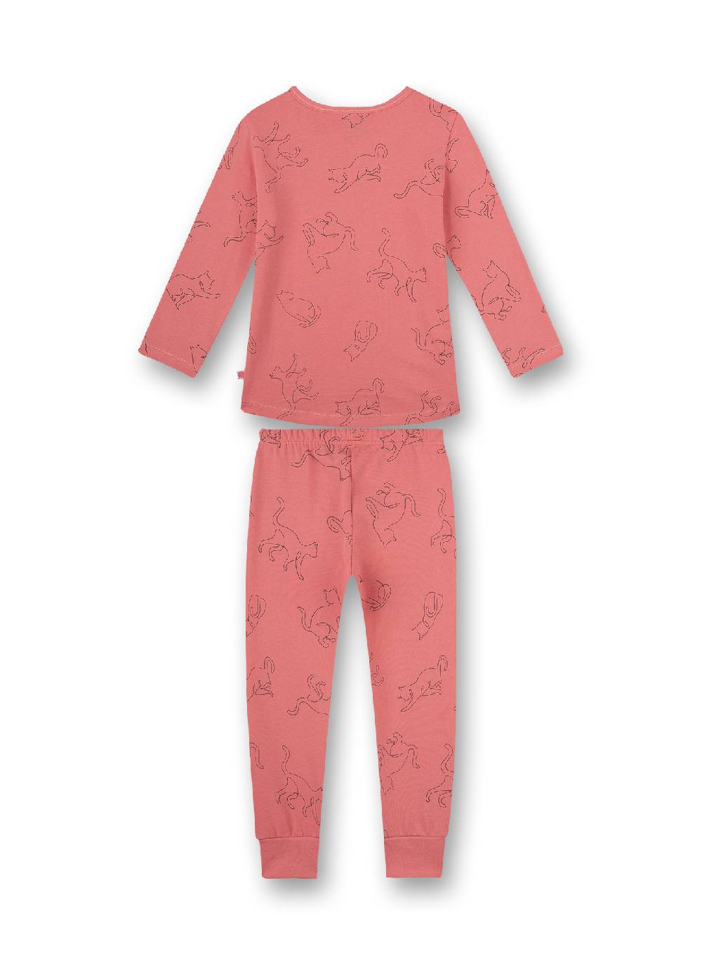 Sanetta Mädchen-Schlafanzug Rosa Fancy Cat