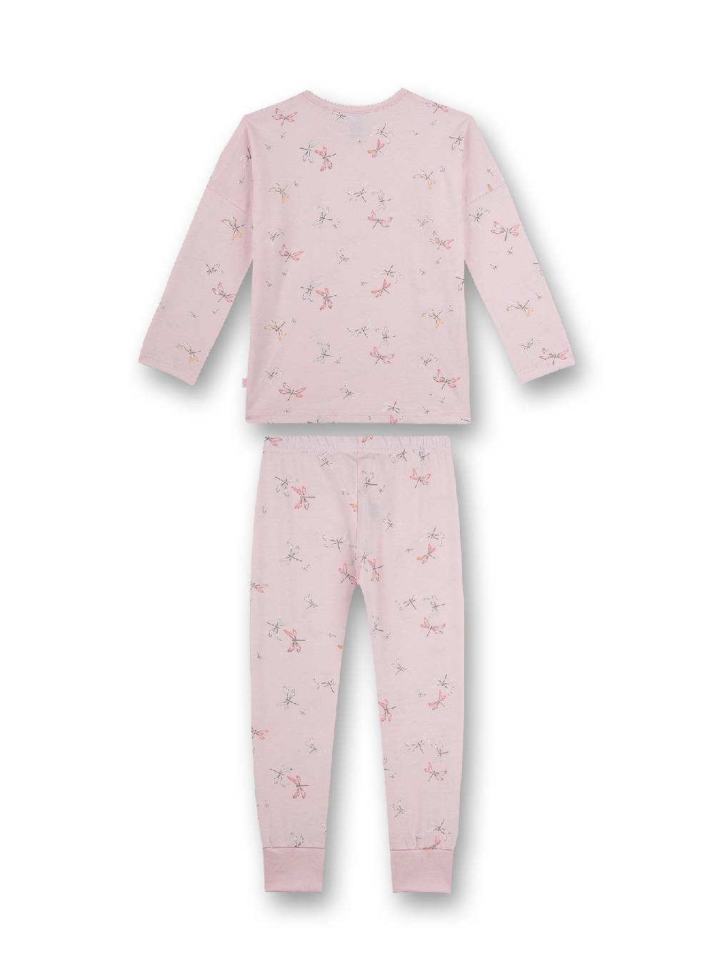 Sanetta Mädchen-Schlafanzug Rosa Shiny Dragonfly