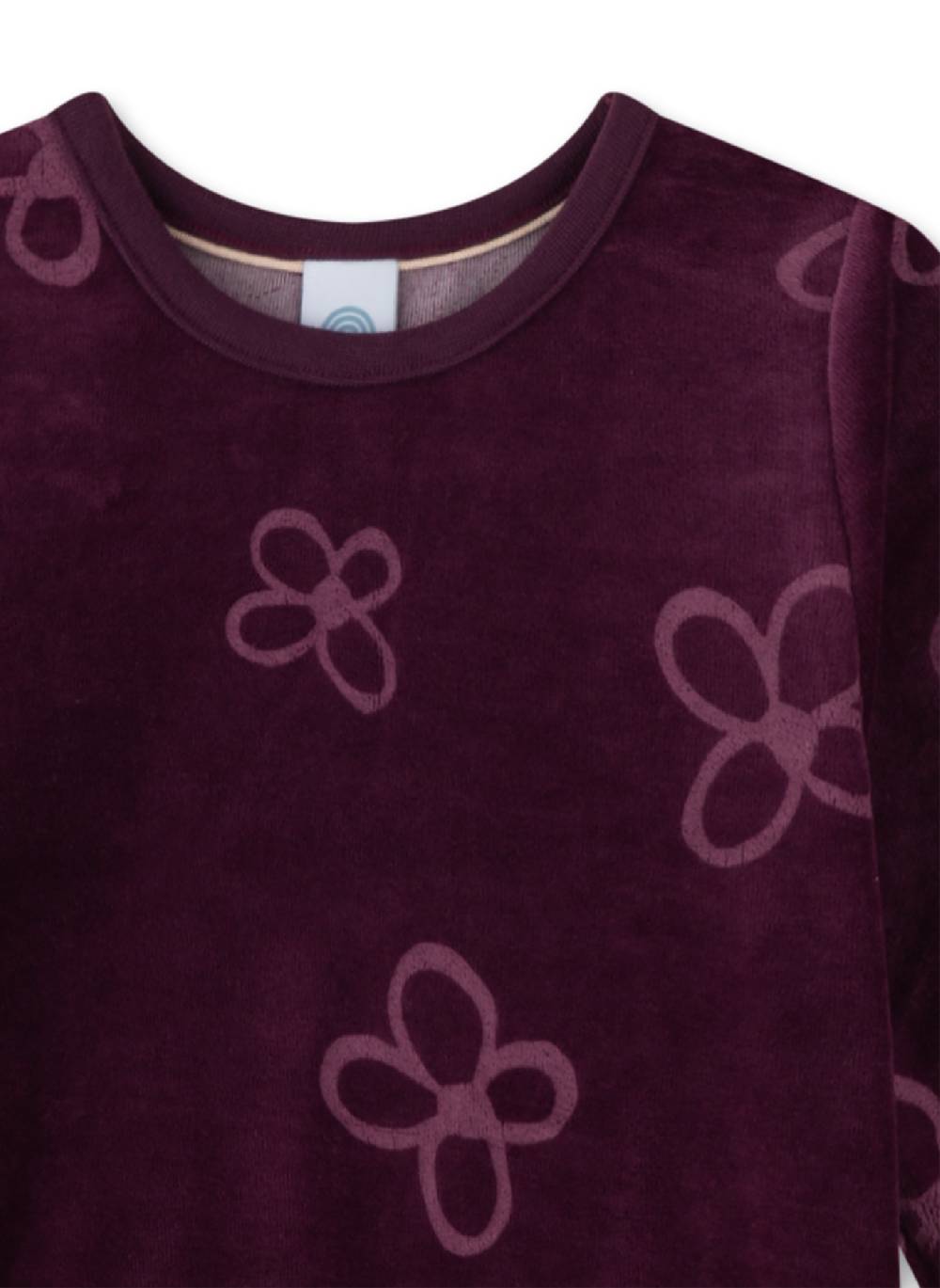 Sanetta Mädchen-Schlafanzug Rot Aus Nicki