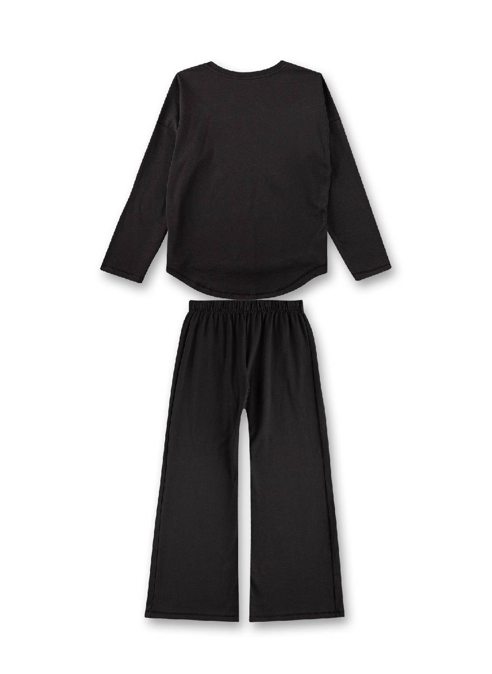 Sanetta Mädchen-Schlafanzug Schwarz