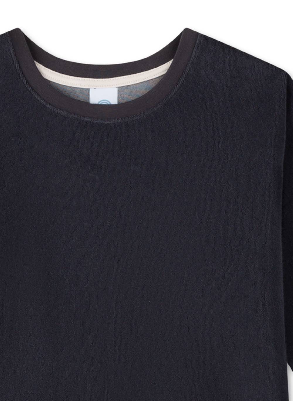 Sanetta Mädchen-Schlafanzug Schwarz Aus Frottee