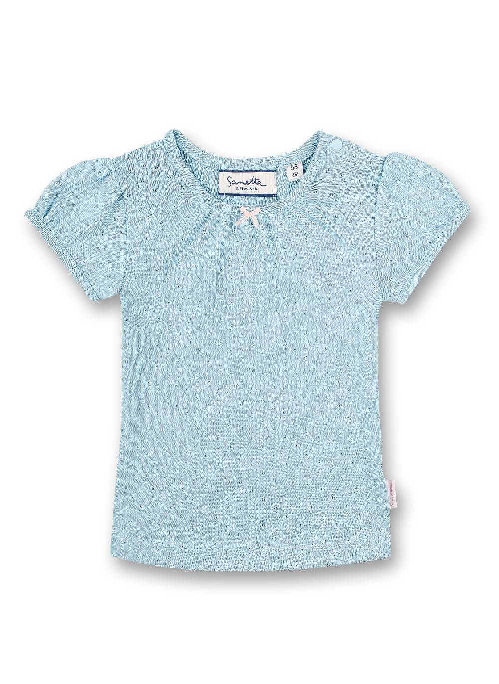 Sanetta Mädchen-Shirt Hellblau Fluffy Duckling