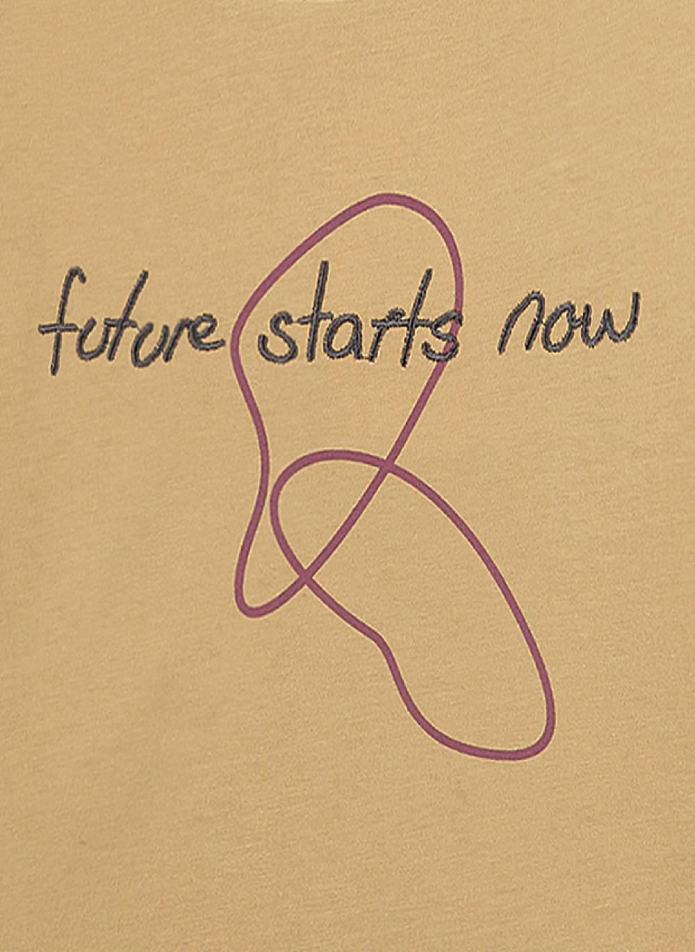 Sanetta Mädchen-Shirt Langarm Beige