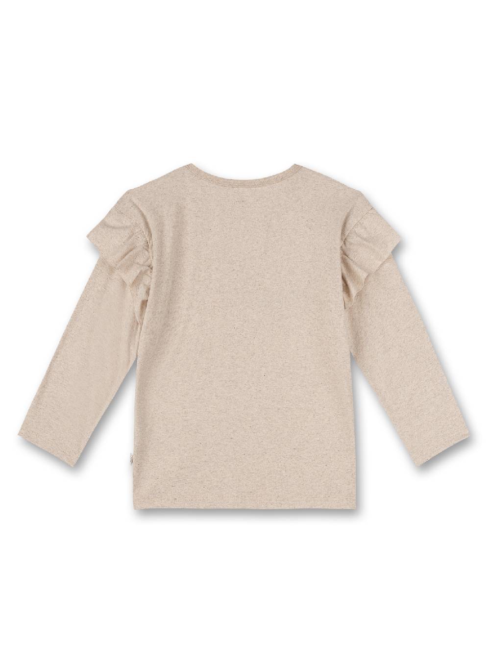 Sanetta Mädchen-Shirt Langarm Beigemelange