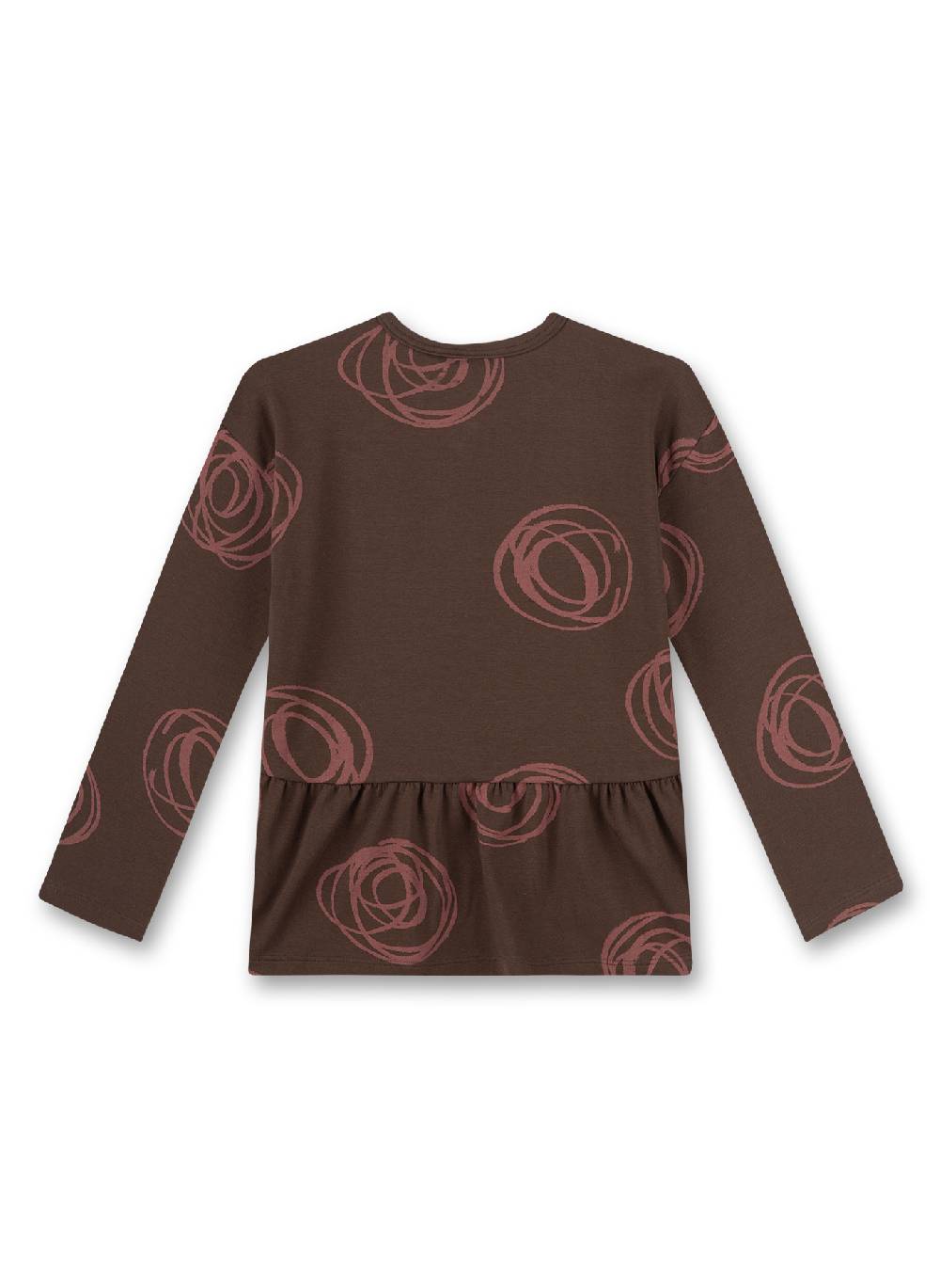 Sanetta Mädchen-Shirt Langarm Braun