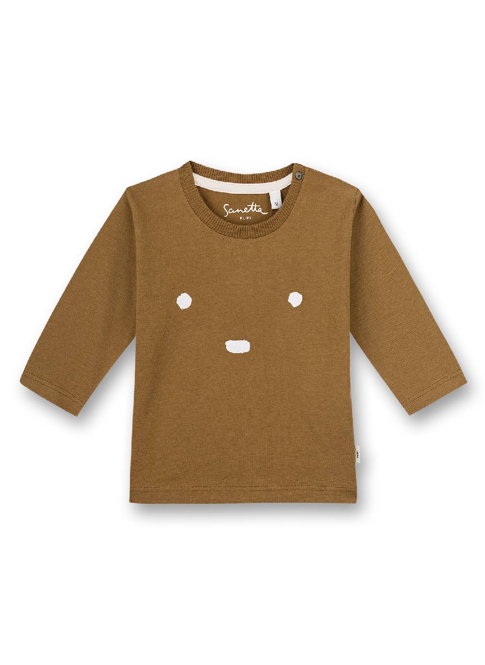 Sanetta Mädchen-Shirt langarm Braun