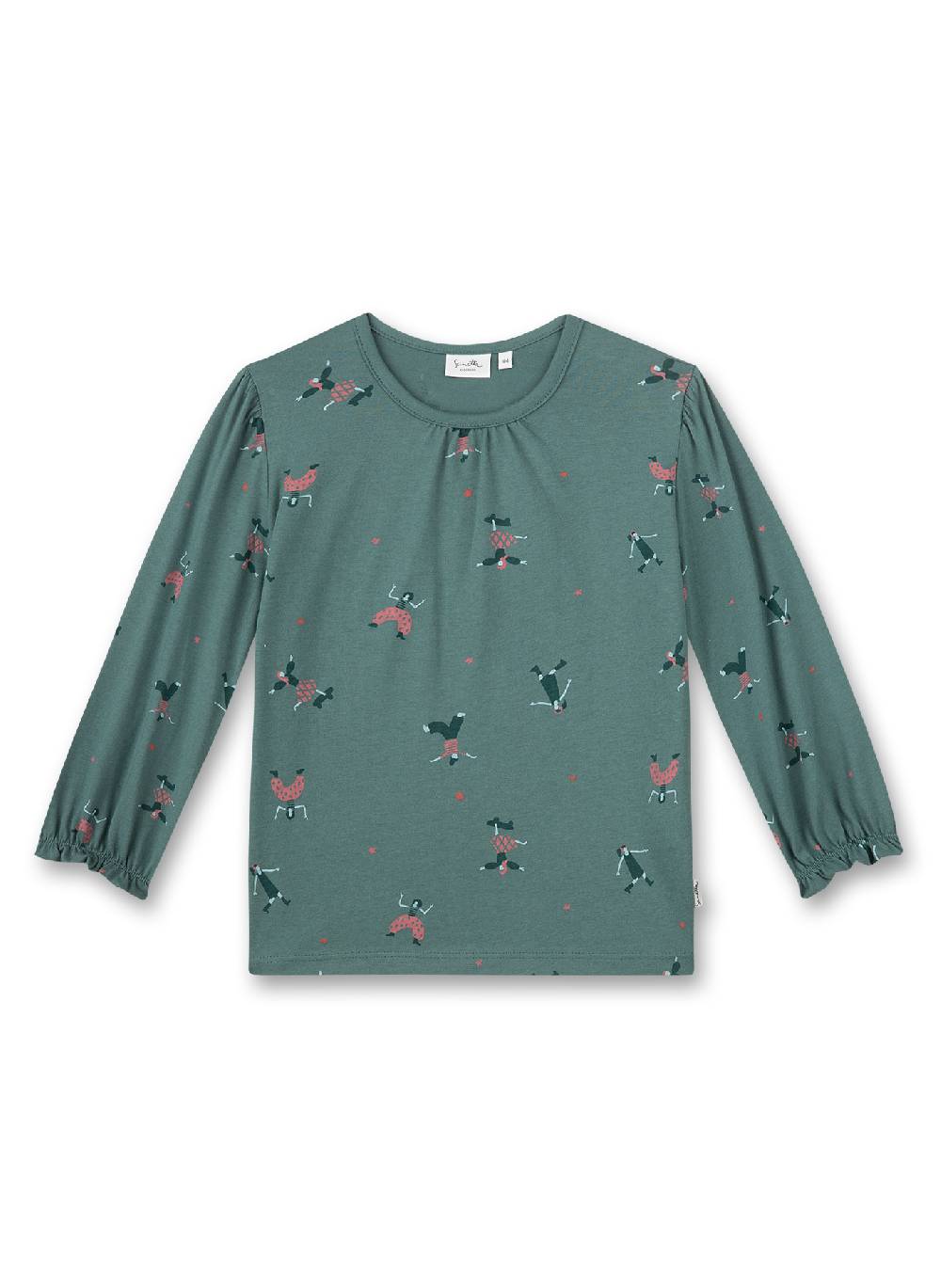 Sanetta Mädchen-Shirt langarm grün