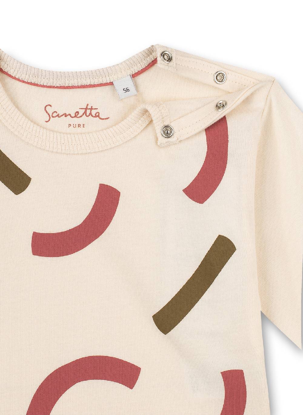 Sanetta Mädchen-Shirt Langarm Off-White