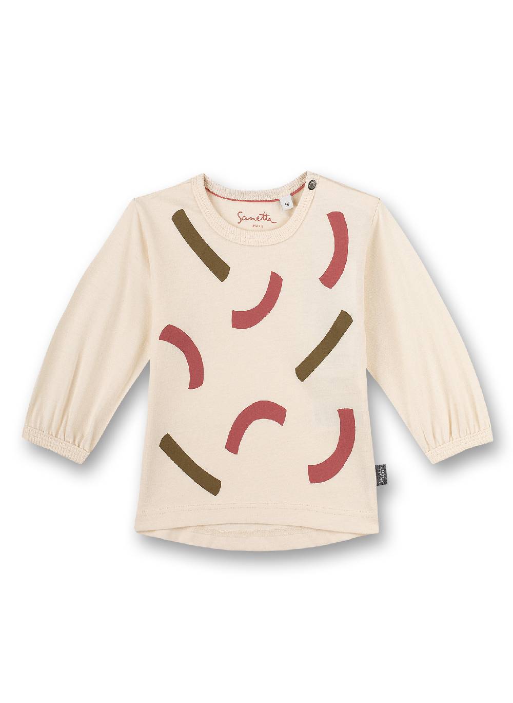 Sanetta Mädchen-Shirt langarm Off-White