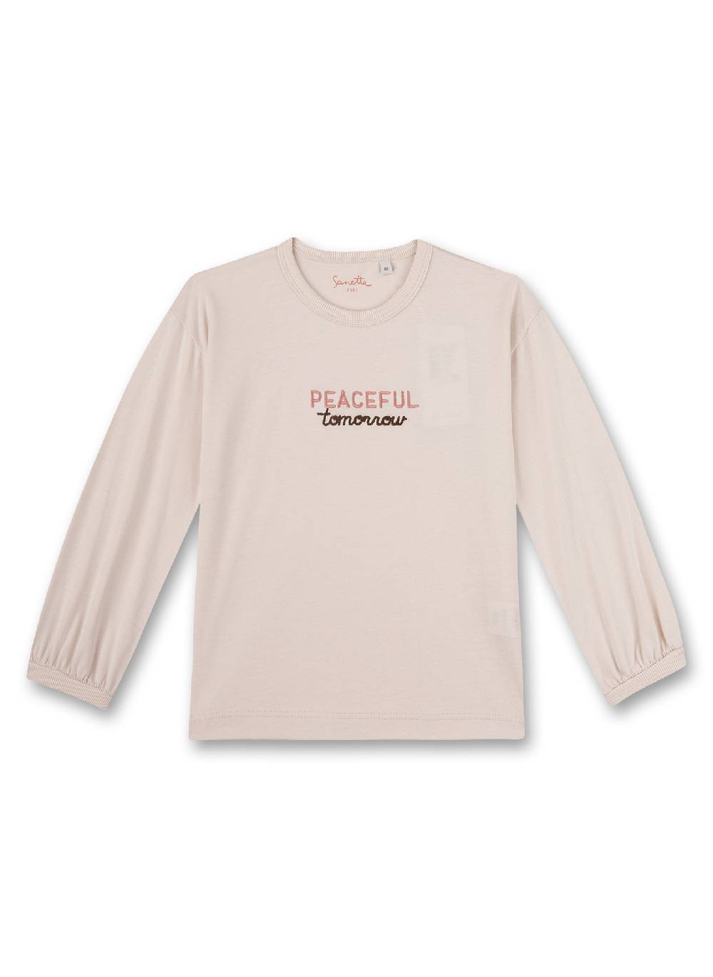 Sanetta Mädchen-Shirt langarm Off-White