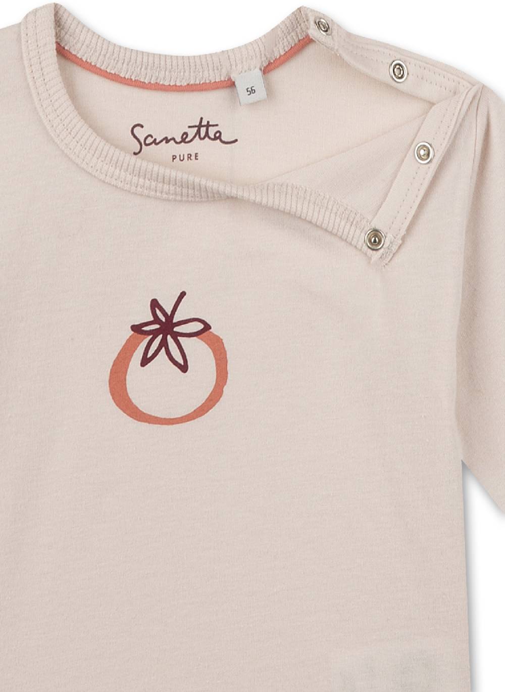 Sanetta Mädchen-Shirt Langarm Off-White