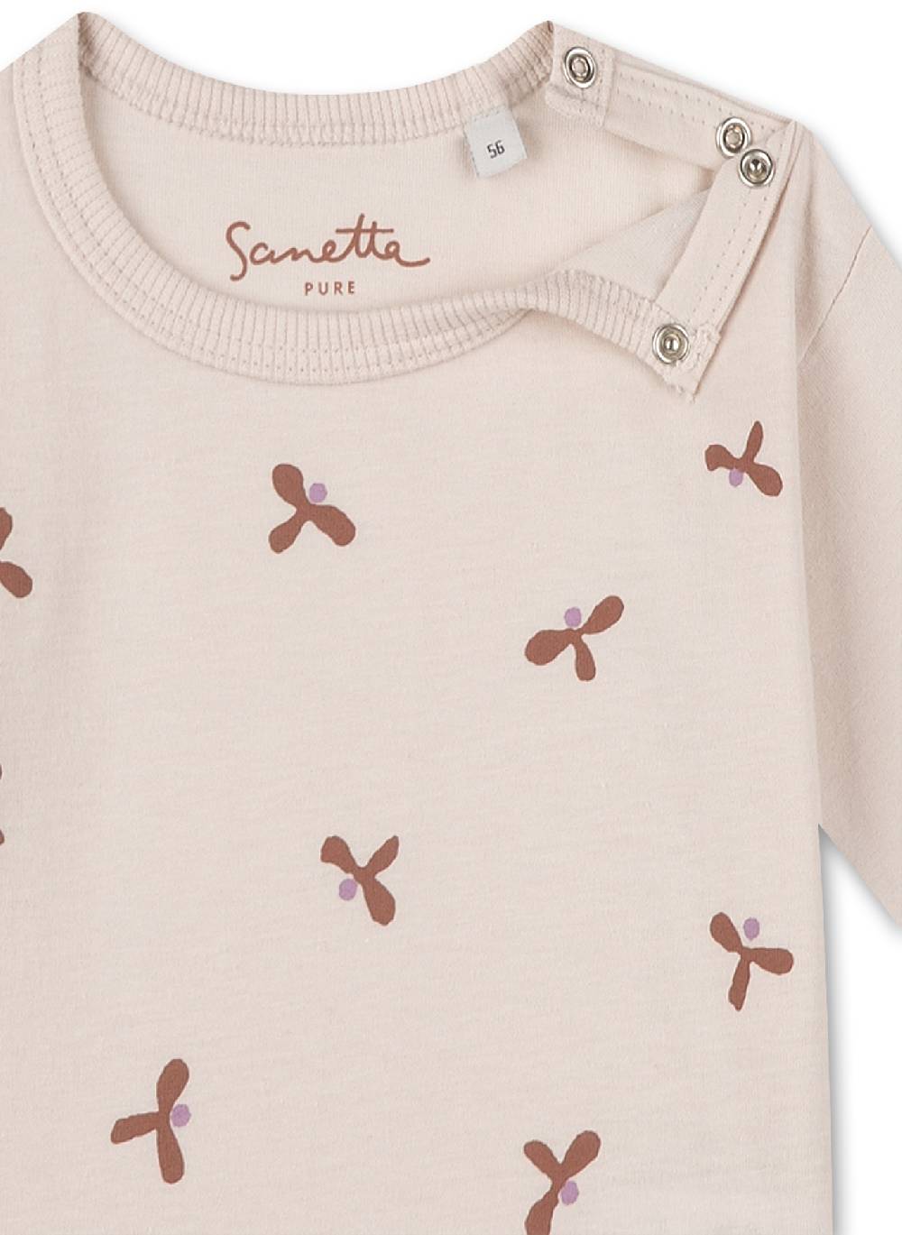 Sanetta Mädchen-Shirt Langarm Off-White