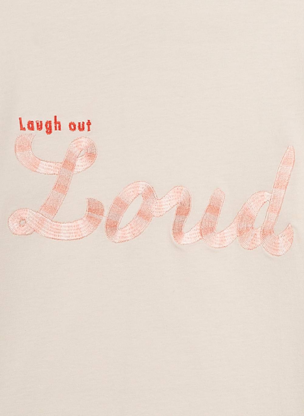 Sanetta Mädchen-Shirt Langarm Off-White Pepperoni