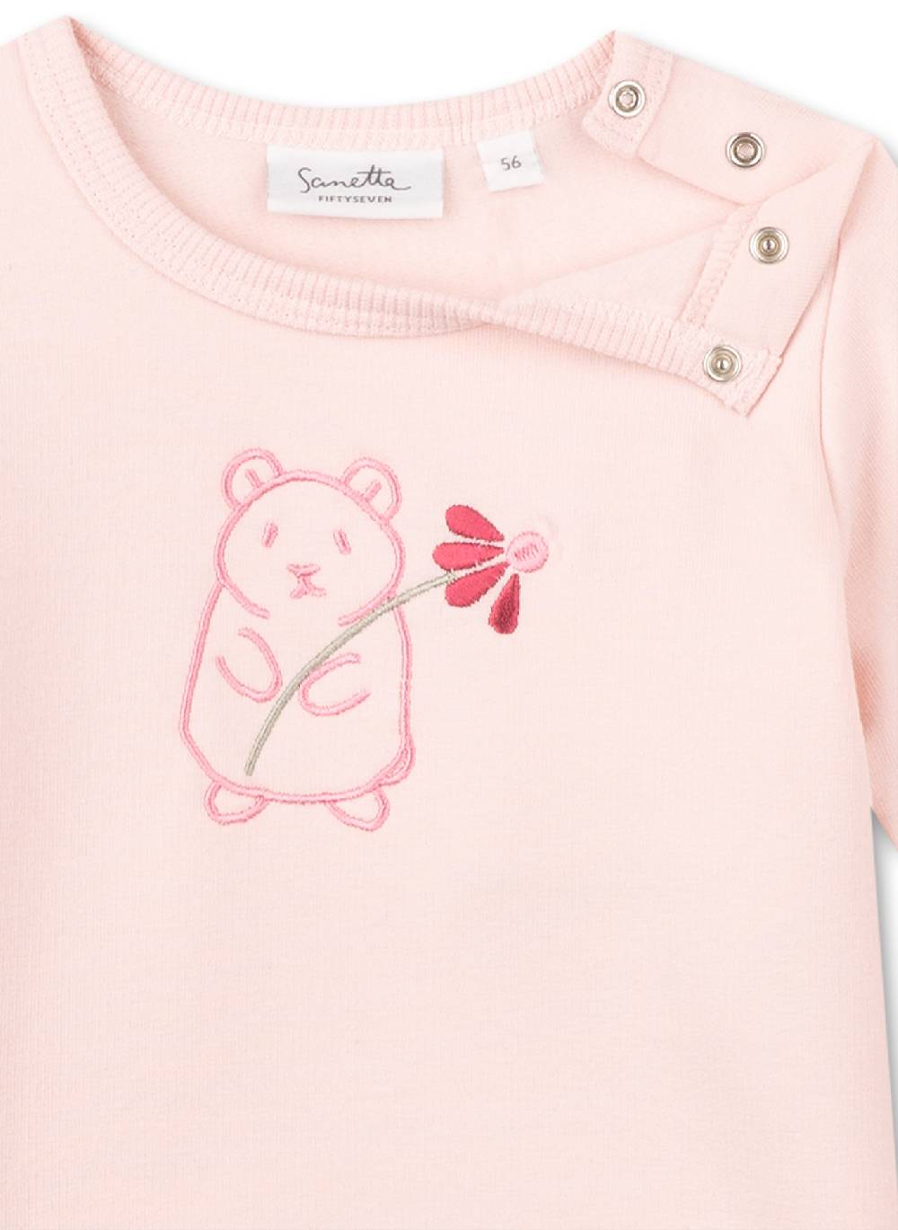 Sanetta Mädchen-Shirt Langarm Rosa
