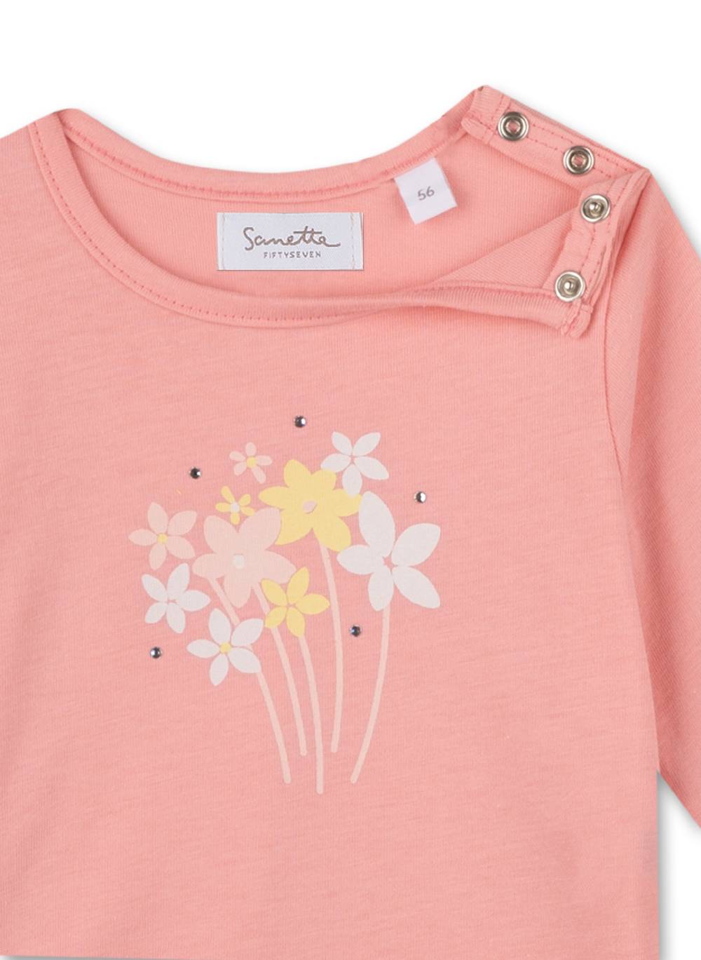 Sanetta Mädchen-Shirt Langarm Rosa
