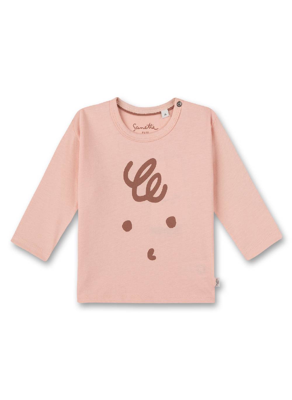 Sanetta Mädchen-Shirt langarm Rosa