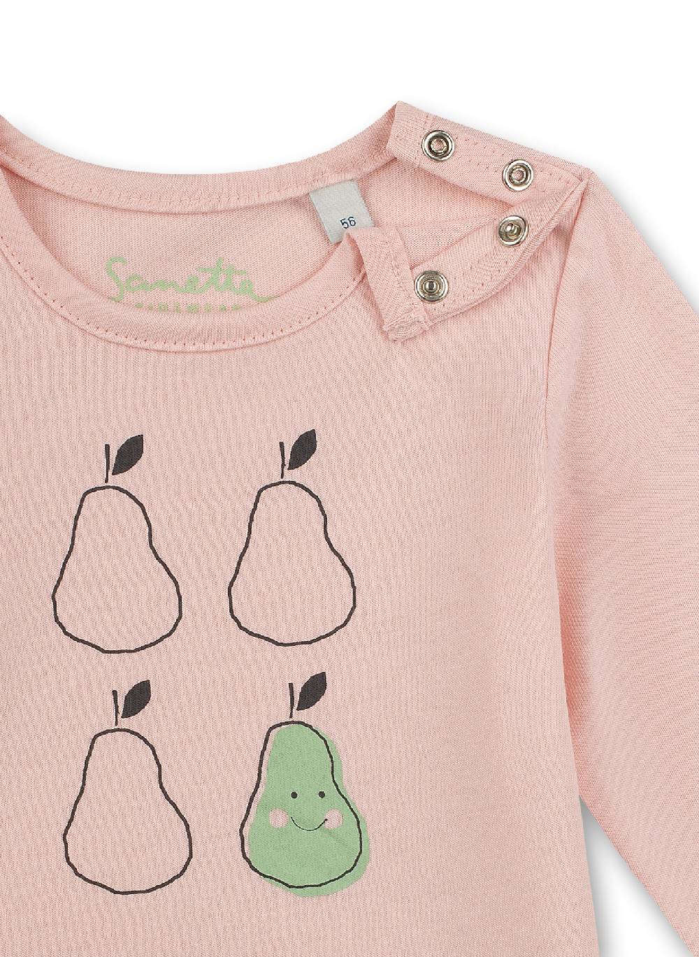 Sanetta Mädchen-Shirt Langarm Rosa Fresh Fruits