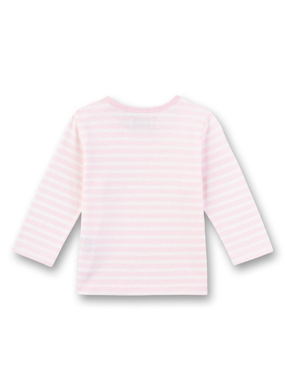 Sanetta Mädchen-Shirt Langarm Rosa-geringelt