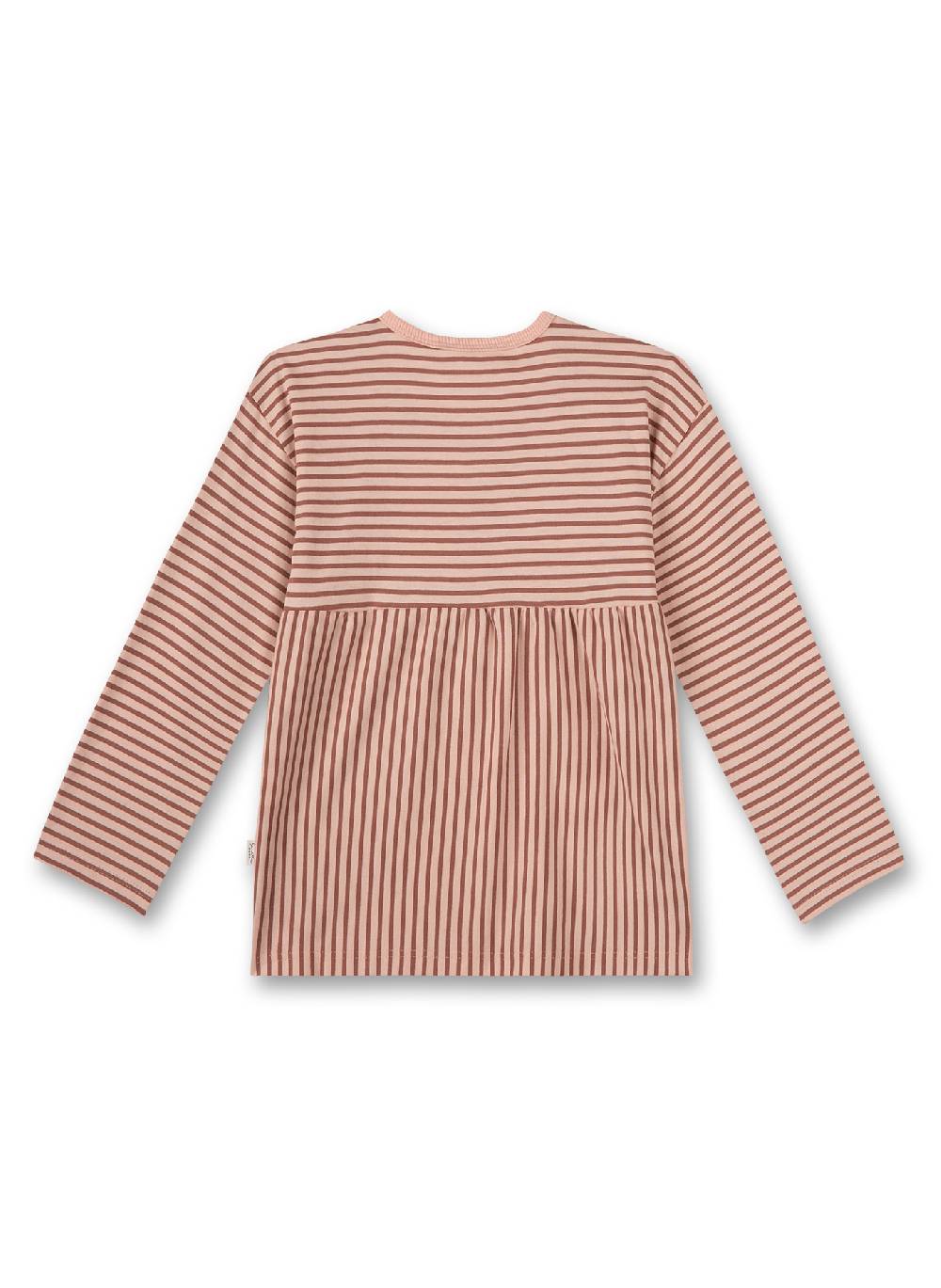 Sanetta Mädchen-Shirt Langarm Rosa Geringelt