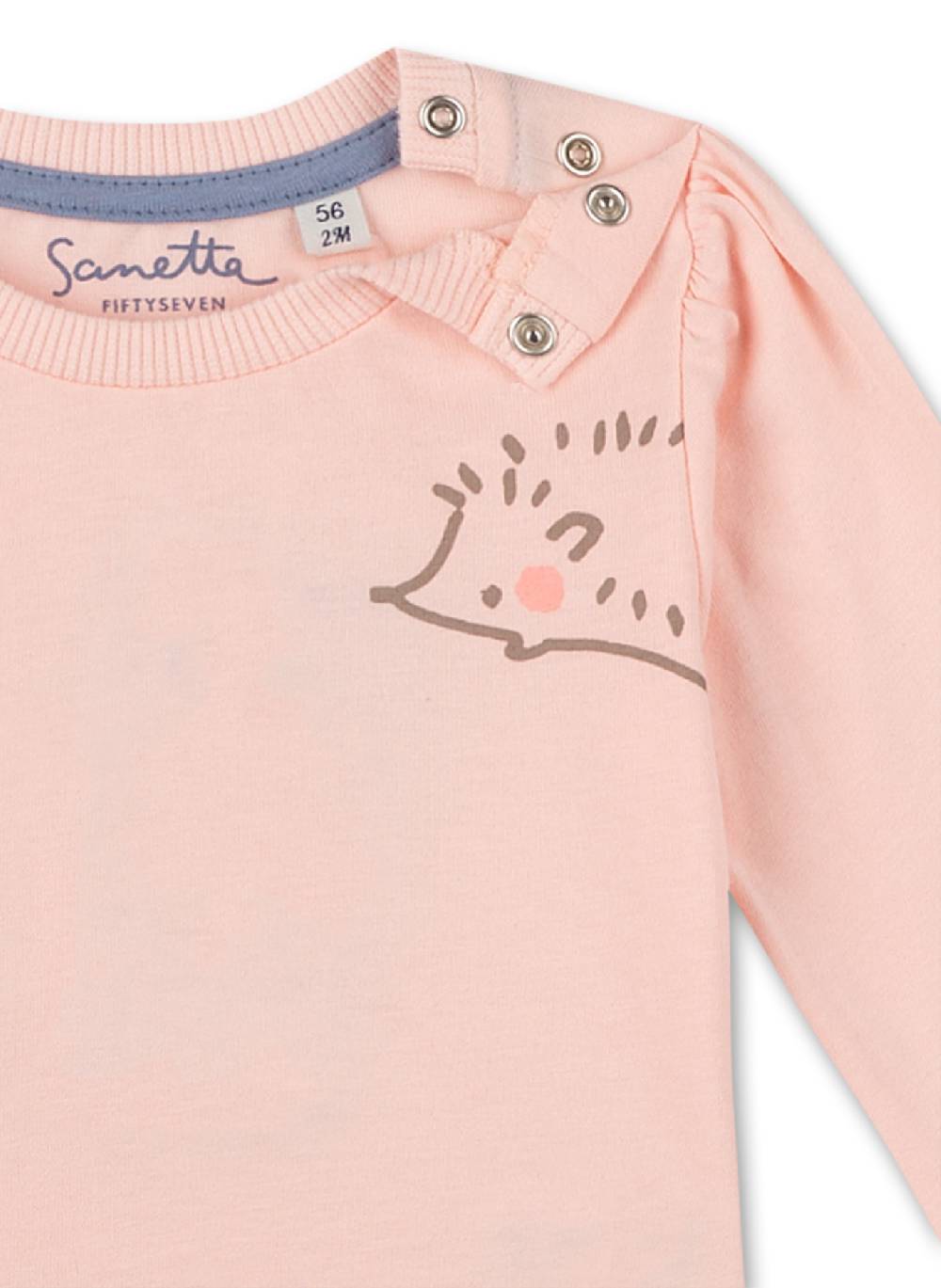 Sanetta Mädchen-Shirt Langarm Rosa Little Spikes